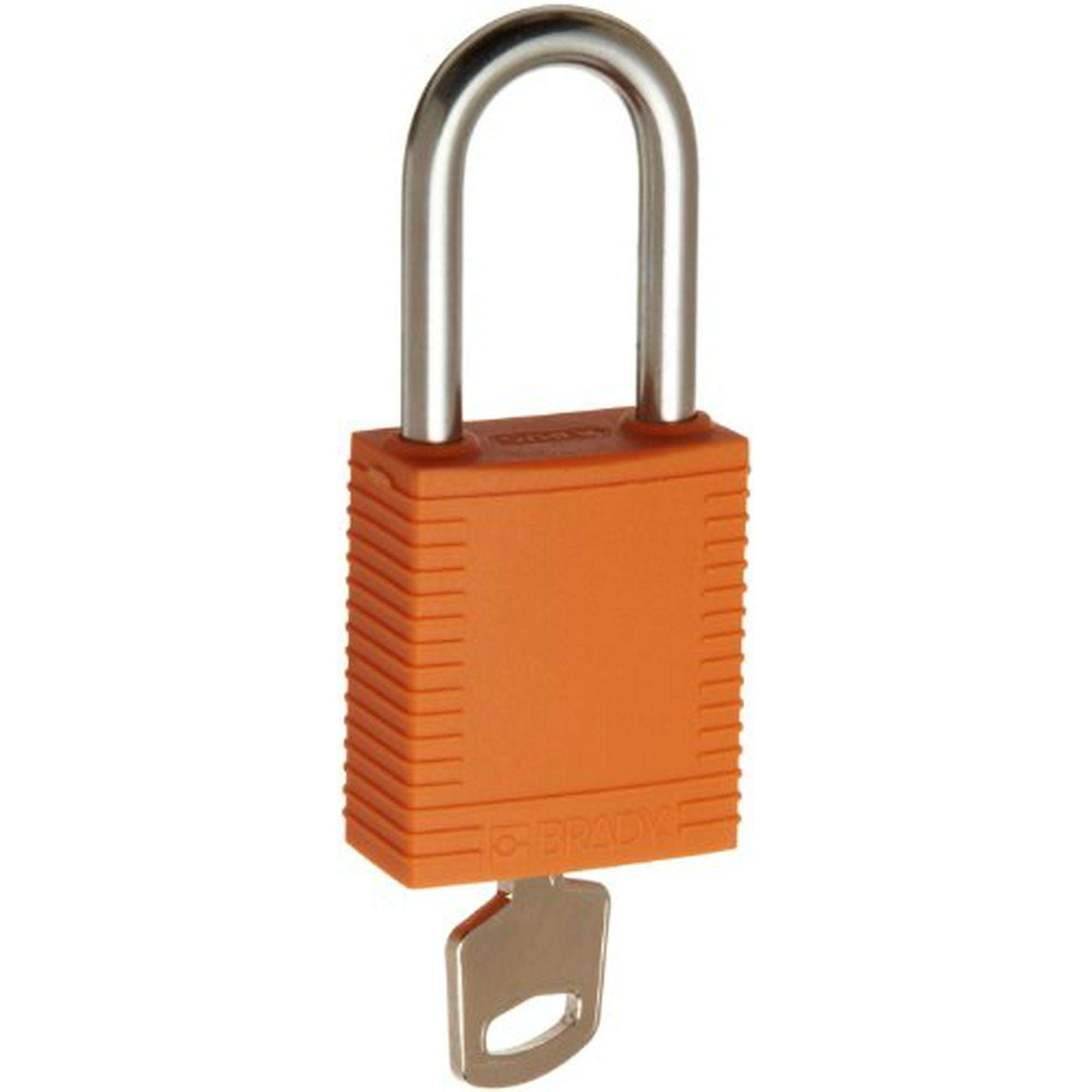 1-1//2 Shackle Clearance Yellow Keyed Different Brady Plastic Lockout//Tagout Padlock 1-3//4 Body Length Pack of 1